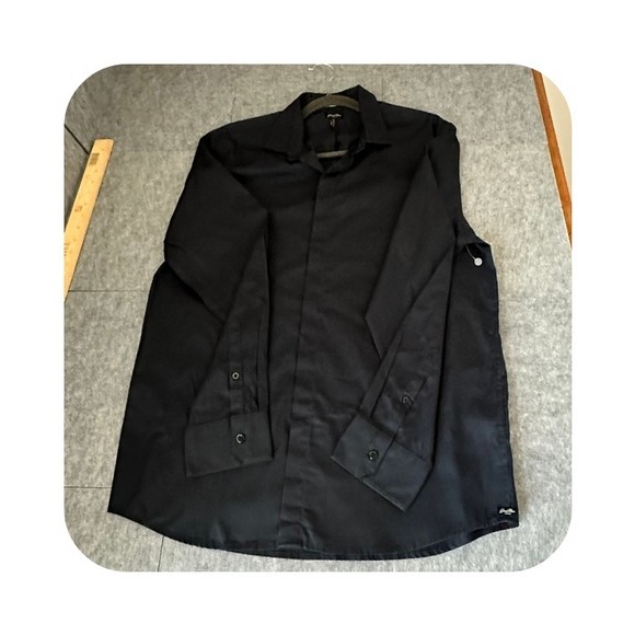 Good Man Brand Long Sleeve Button Down Dress Shirt, Blue, Casual L - Picture 2 of 16